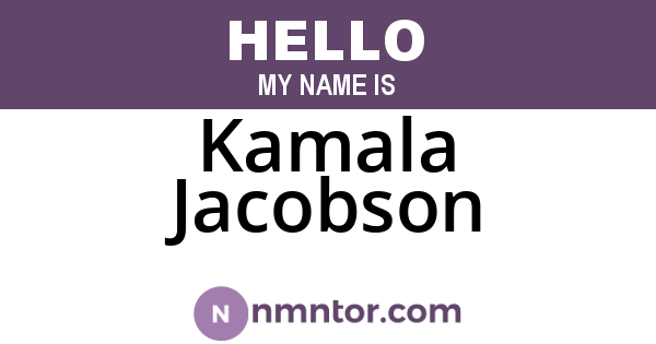 Kamala Jacobson