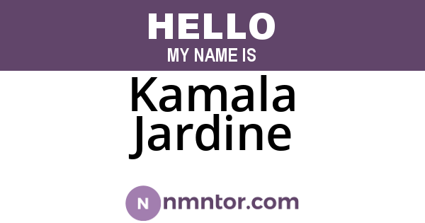 Kamala Jardine