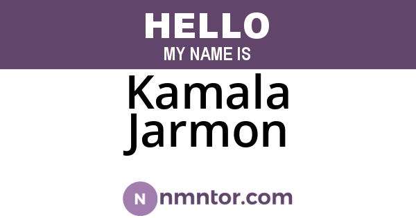 Kamala Jarmon
