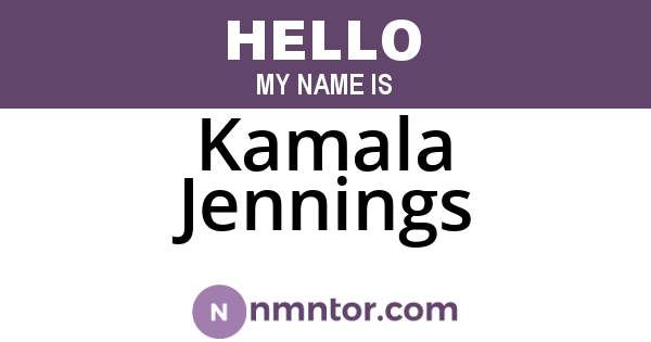 Kamala Jennings