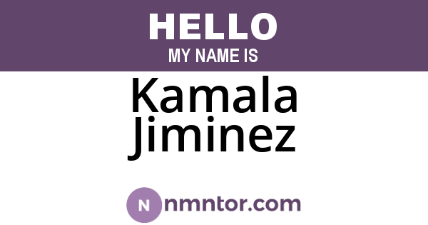 Kamala Jiminez