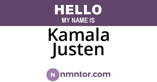 Kamala Justen