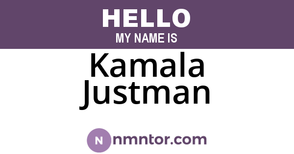 Kamala Justman