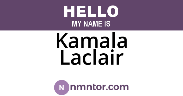 Kamala Laclair