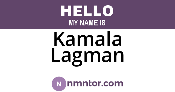 Kamala Lagman