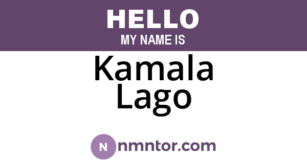 Kamala Lago
