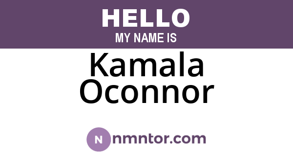 Kamala Oconnor