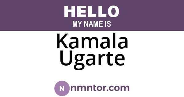 Kamala Ugarte