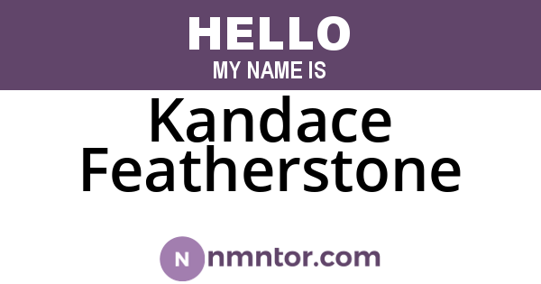 Kandace Featherstone