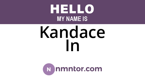 Kandace In