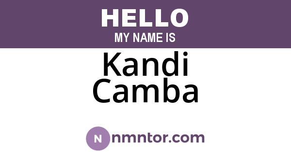 Kandi Camba