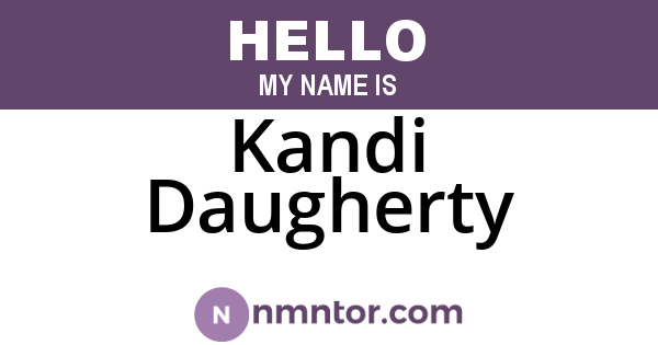 Kandi Daugherty