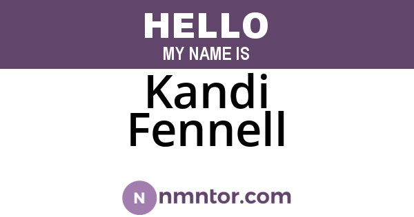 Kandi Fennell