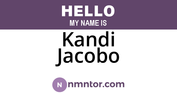 Kandi Jacobo