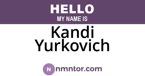 Kandi Yurkovich