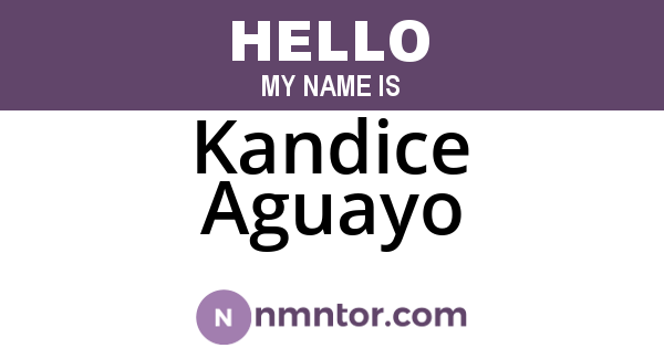 Kandice Aguayo