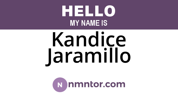 Kandice Jaramillo