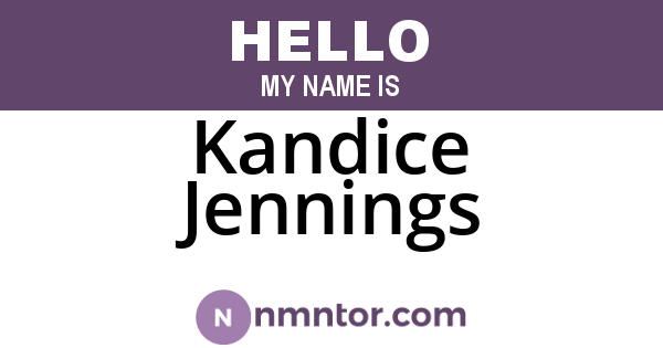 Kandice Jennings