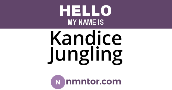 Kandice Jungling