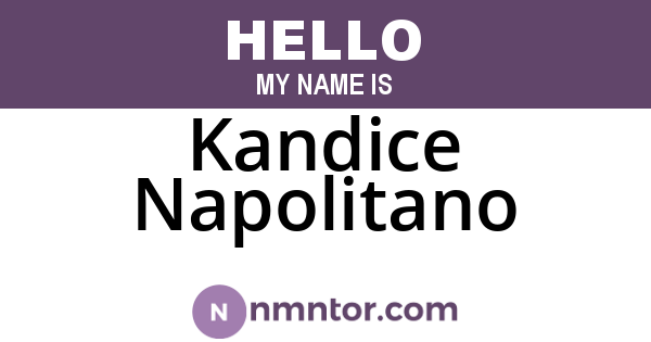 Kandice Napolitano