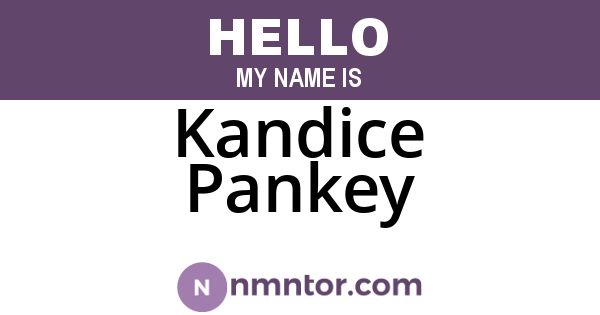 Kandice Pankey