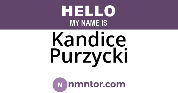 Kandice Purzycki