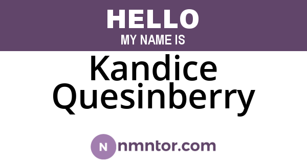 Kandice Quesinberry