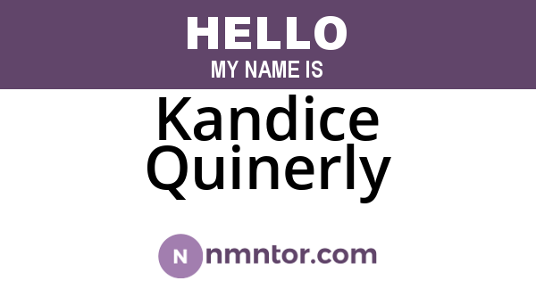 Kandice Quinerly