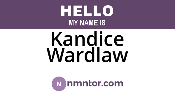 Kandice Wardlaw
