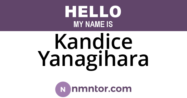 Kandice Yanagihara