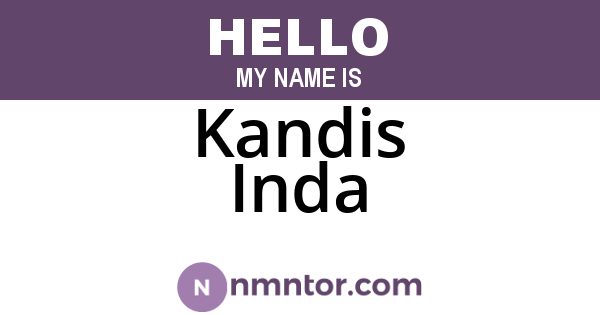 Kandis Inda