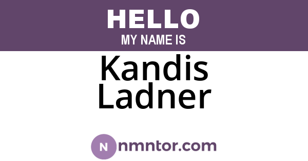 Kandis Ladner