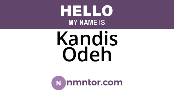 Kandis Odeh