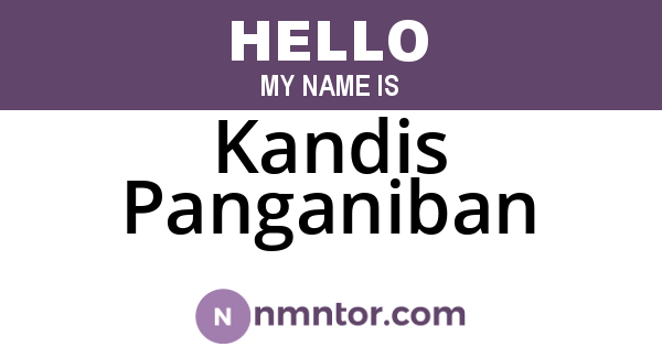 Kandis Panganiban