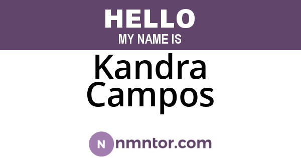 Kandra Campos