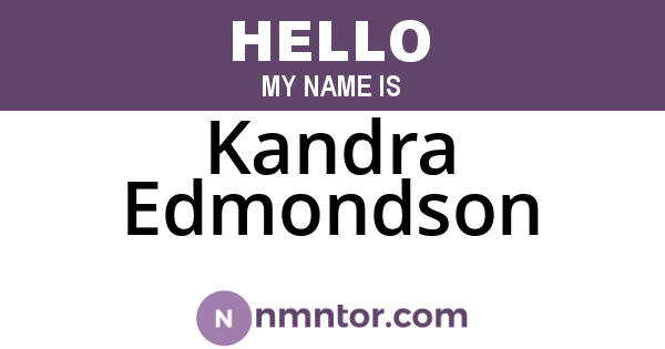 Kandra Edmondson