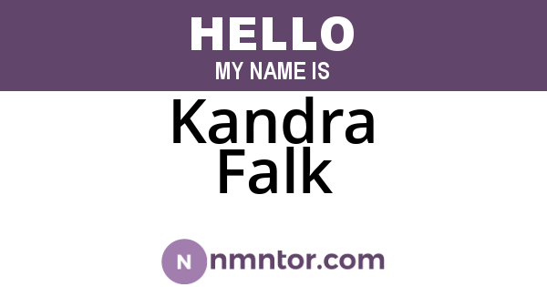 Kandra Falk