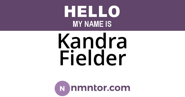 Kandra Fielder