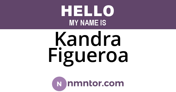 Kandra Figueroa