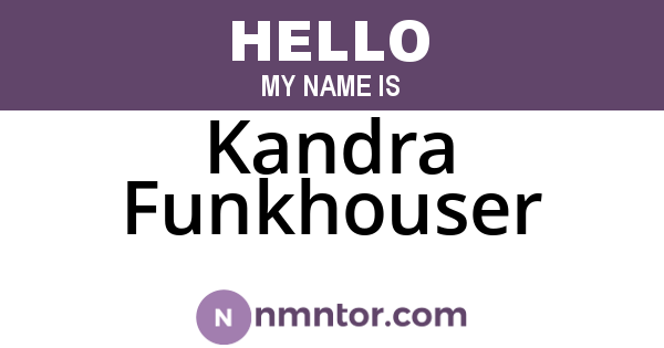Kandra Funkhouser