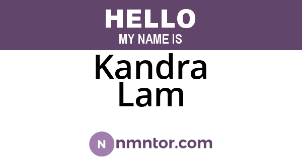 Kandra Lam