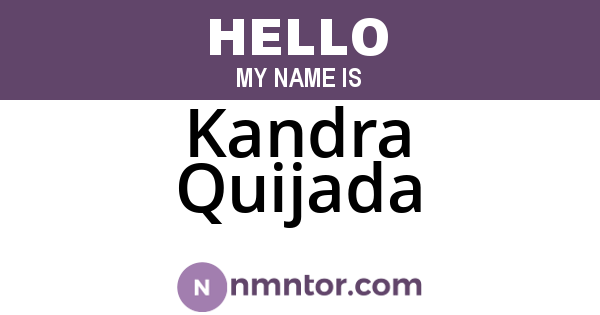 Kandra Quijada