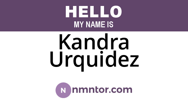 Kandra Urquidez