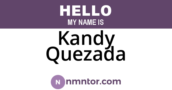 Kandy Quezada