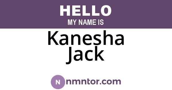 Kanesha Jack