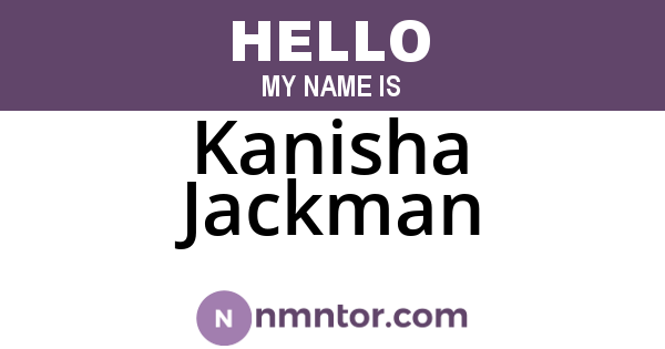 Kanisha Jackman