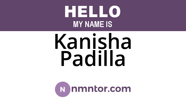 Kanisha Padilla