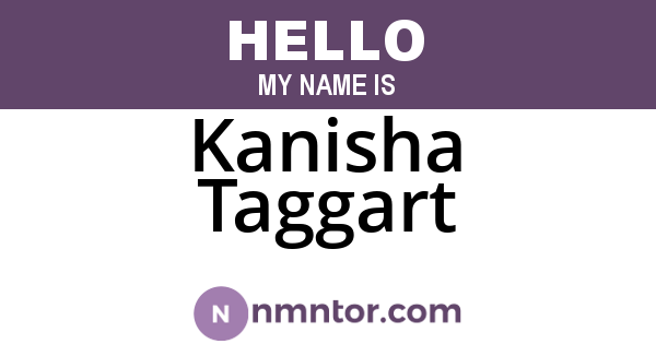 Kanisha Taggart