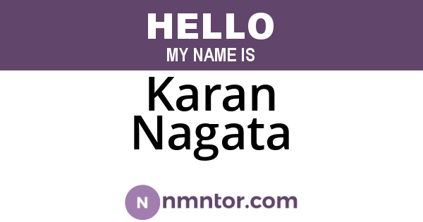 Karan Nagata