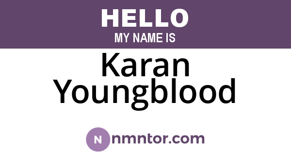 Karan Youngblood
